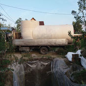 Пластиковый погреб установка