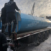 Ёмкость пластиковая погрузка