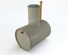Ёмкость для ЛОС горизонтальная 1,5 куб